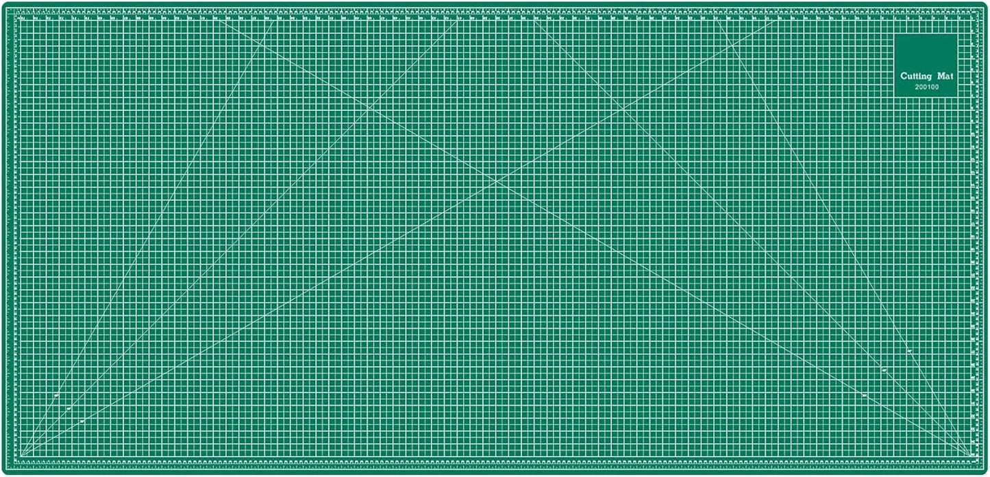 HEADLEY TOOLS 18" x 24" Thickened Self Healing Cutting Mat, A2 Rotary Cutting Sewing Mat for Crafts, Double Sided 5-Ply Table Cutting Board for Fabric Quilting Leather Arts Hobby Project, Grey/Black