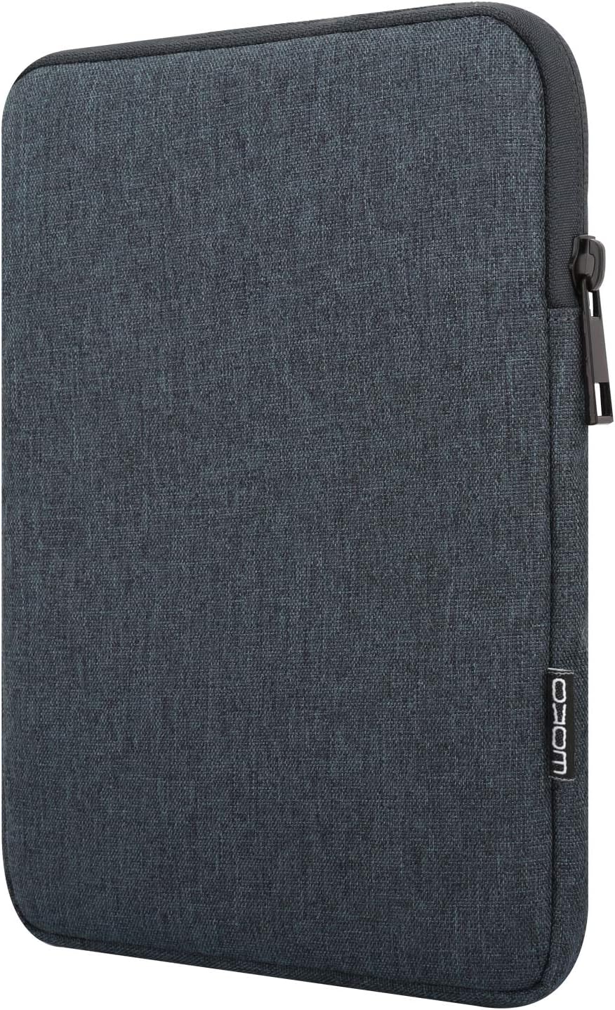 MoKo 7-8 Inch Tablet Sleeve Bag, Polyester Pouch Cover Case Fits iPad mini (A17 Pro) 8.3" 2024, iPad mini 6/5/4/3/2/1, Samsung Galaxy Tab S2 8.0, Tab A 8.0, ZenPad Z8s 7.9,Black