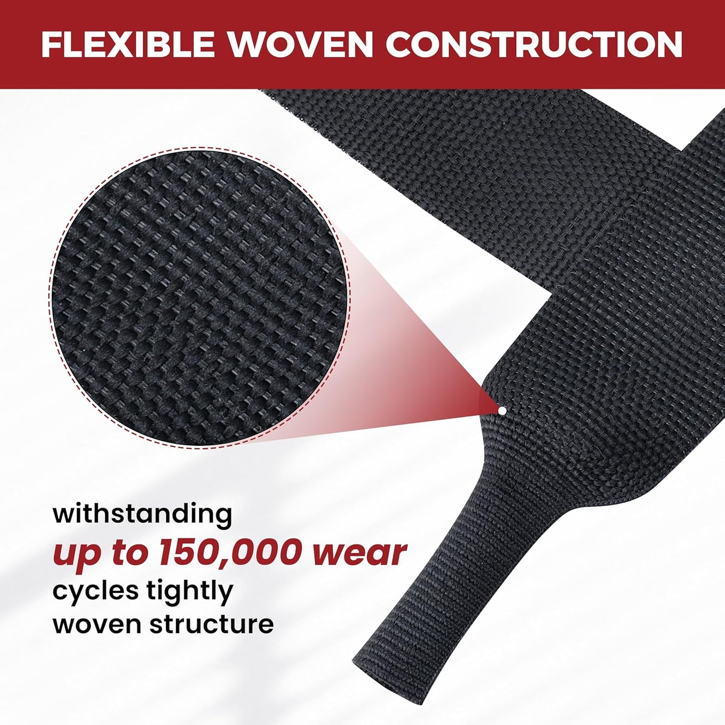 Braided Sleeving Heat Shrinkable Fabric 2:1 Ratio- Abrasion Protection Flexibility Wiring Harness Cable Sheath (3/8" ID, 16ft) - Colors B