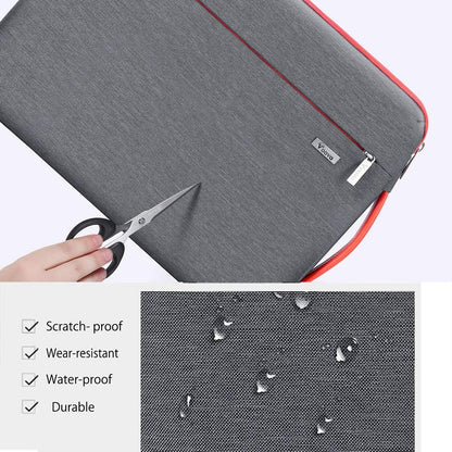 Voova Laptop Sleeve Case 15.6 16 Inch with Handle, 360° Protective Waterproof Slim Computer Bag Cover Compatible with MacBook Pro M2/M3/M4 16, HP Acer Lenovo Yoga ThinkPad Asus Laptop, Grey
