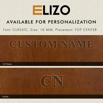 Elizo Real Leather Desk Mat Set (32x16) Large Desk Cover Desk Blotter Protector Computer Gaming Mouse Pad Table Laptop Office Desktop Accessories
