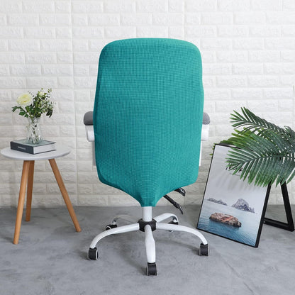 FORCHEER Office Chair Armrest Covers 12-15 Inch Velvet Elastic Black Arm Rest Covers for Desk Computer Chairs Washable