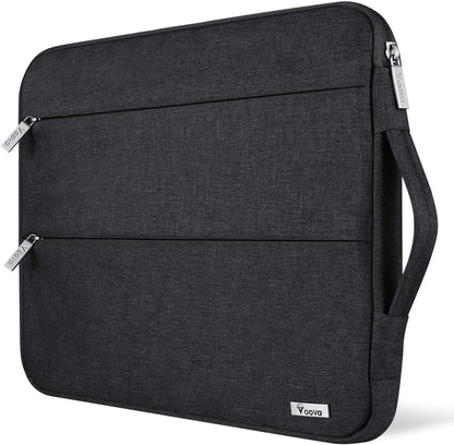 Voova 15.6 16 Inch Laptop Sleeve Case Compatible with MacBook Pro 16 M1/M2/M3/M4 Max 2019-2025, 15.6-16” Hp Lenovo Acer Asus, Waterproof Slim Computer Bag Cover with Handle, Grey