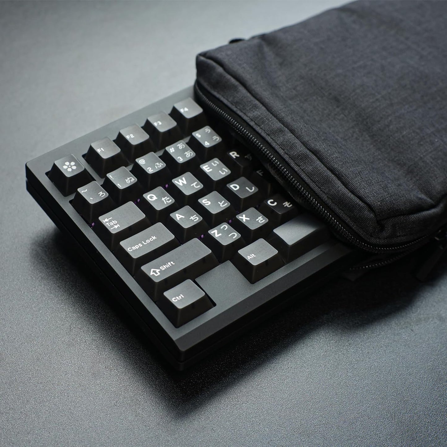 Chos 15.1x6.5-inch Black Keyboard Sleeve Wireless Keyboard Case Sleeve for Mechanical and Standard Keyboards Has Extra Pocket
