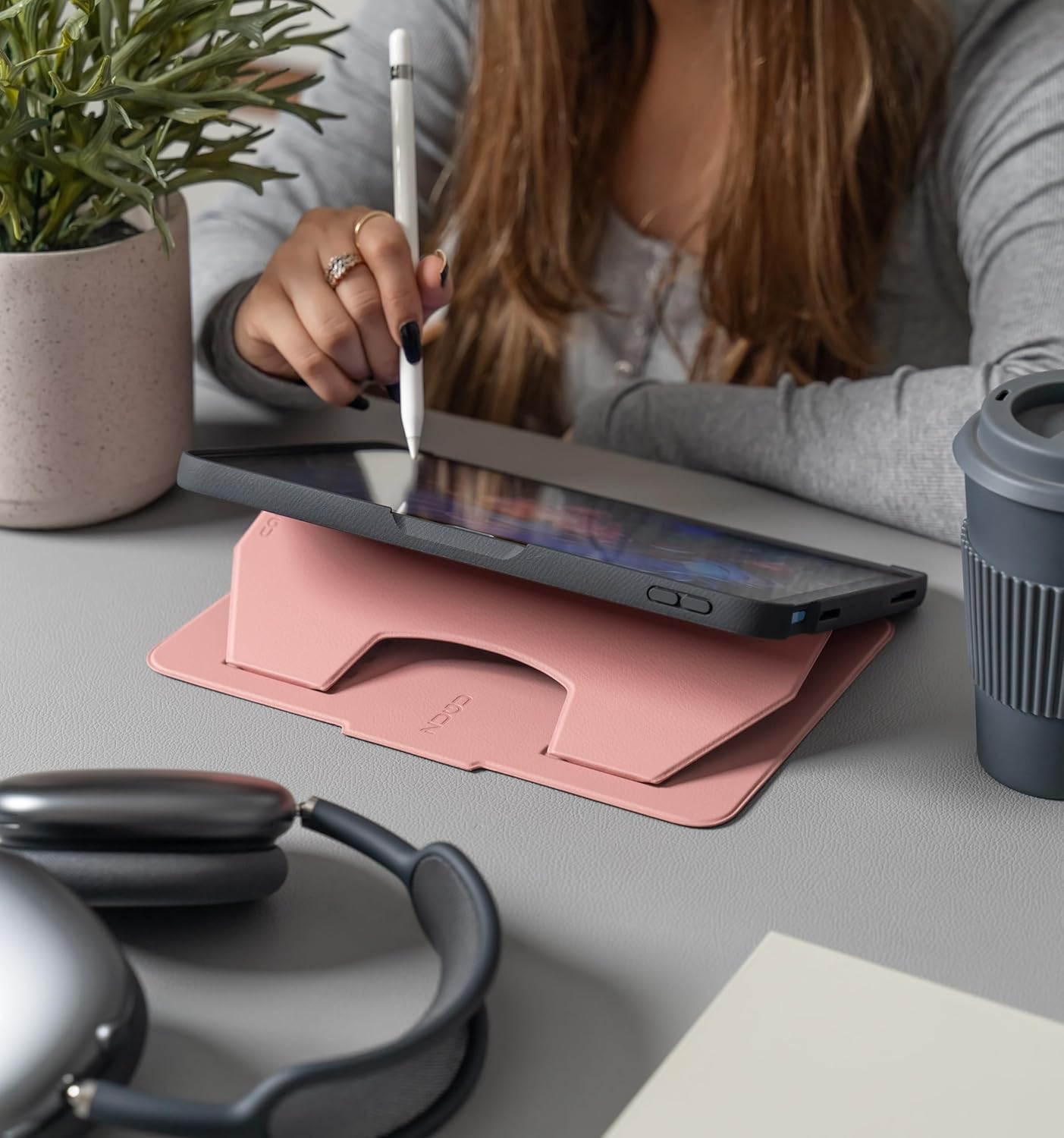 ZUGU CASE for iPad A16 11th Generation 11 Inch (2025), 10th Gen 10.9 Inch (2022) Magnetic Stand & Sleep/Wake Cover, Model #s A3354, A3355, A3356, A2696, A2757, A2777, Stealth Black