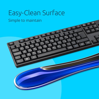 Kensington Slim Duo Gel Mouse Wrist Rest Support Cushion for Low Profile Mice & Trackballs, Ergonomic Mouse Wrist Support for Pain Relief, Comfortable Non-Skid Gel, Gray 7.56" x 2.83" x 0.87" K62438NA
