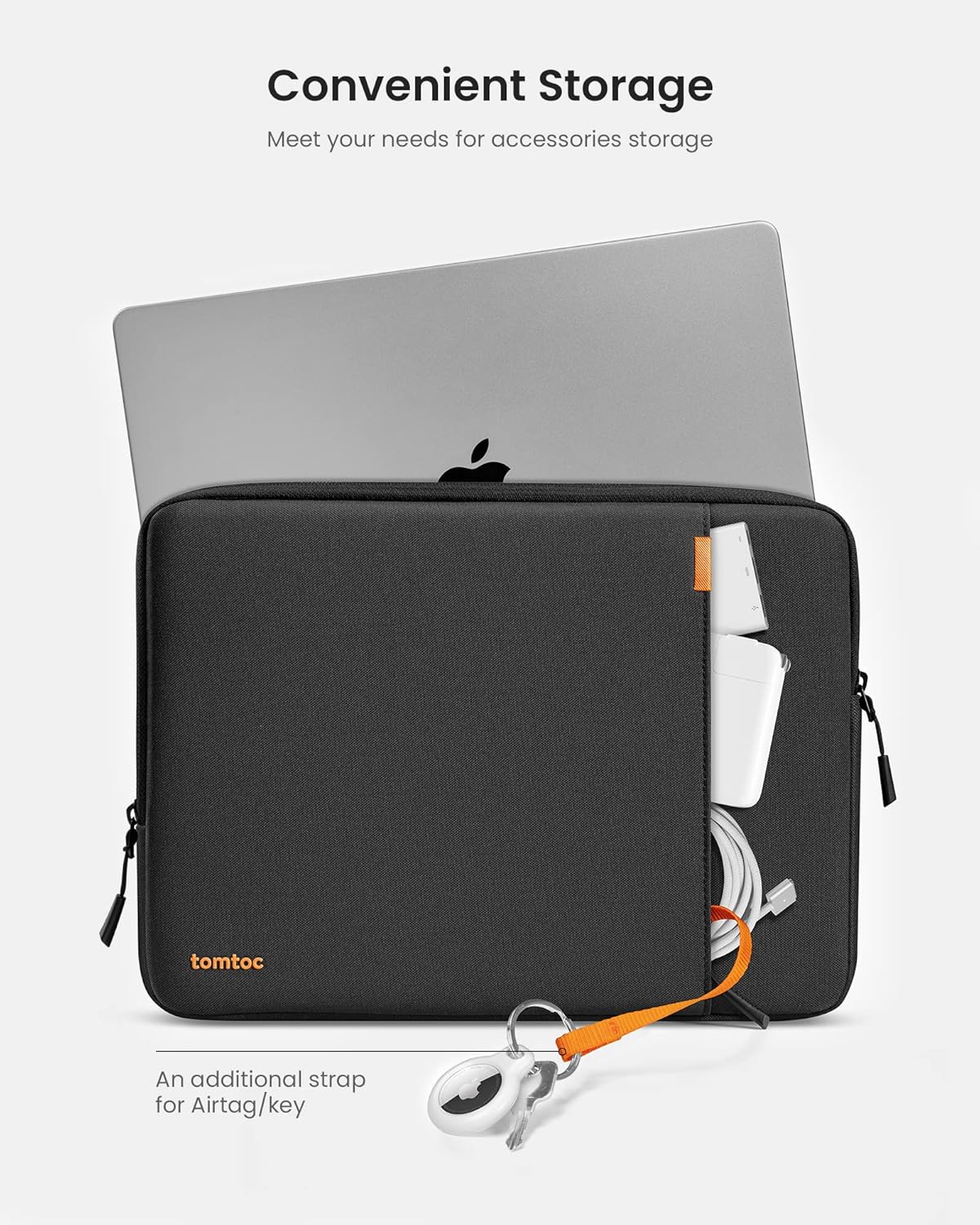 tomtoc 360° Protective Tablet Sleeve for 2026 iPad Air 11-inch (M4/M3/M2), iPad Pro 11-inch (M5/M4/4th/3rd/2nd/1st Gen) with Magic Keyboard/Smart Keyboard Folio, 11" iPad Water-Resistant Tablet Case