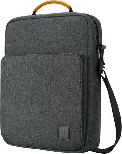 Dadanism 9-11 Inch Tablet Sleeve Bag Carrying Case with Shoulder Strap for iPad (A16) 11", iPad 10th Gen 10.9", iPad Air M4/Pro M5 11", iPad 9/8/7th 10.2", Galaxy Tab A11+ Plus 11", Cloudy Pink