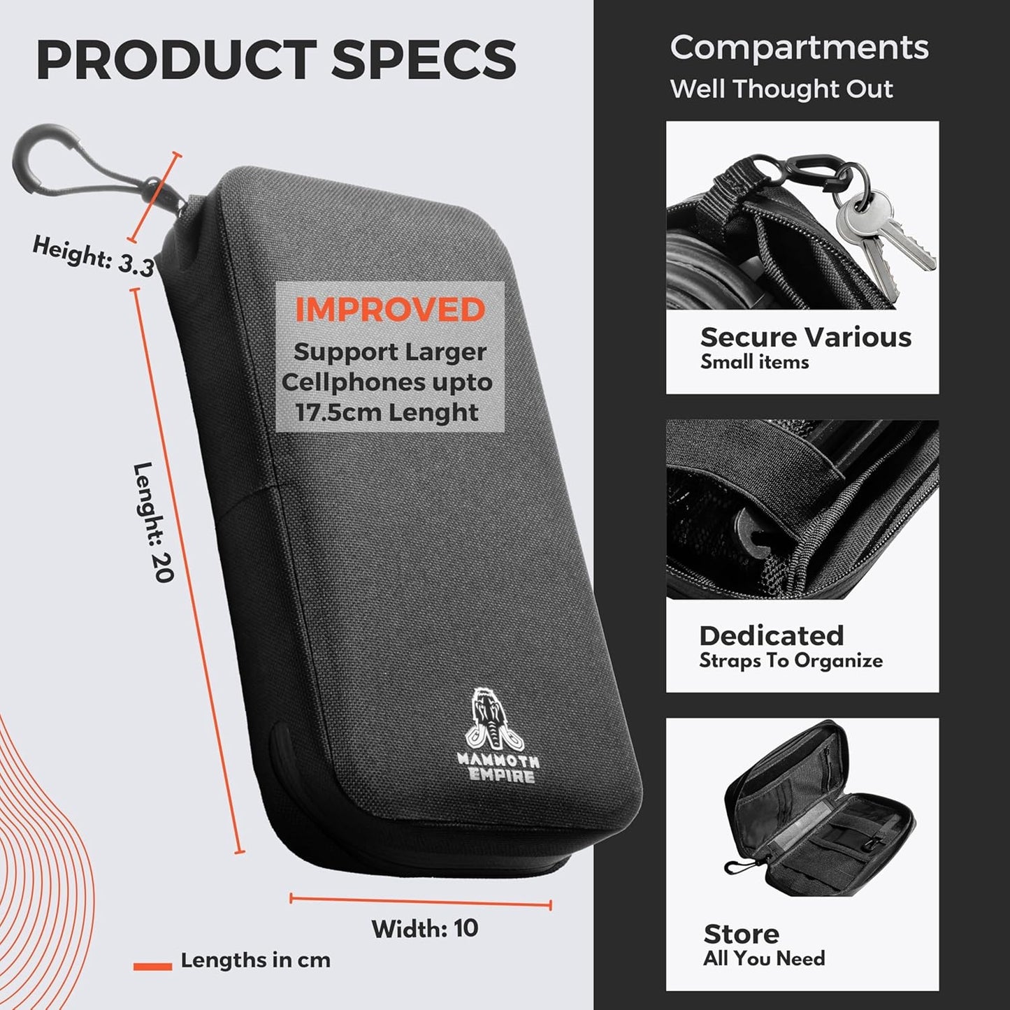 Cycling Wallet Multi-use Waterproof Phone Pouch Smart Phone Wallet Edc Pouch Tech Accessory Mountain Bike E bike Bicycle Accessories Electronics Tech Organizer Travel Case