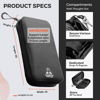 Cycling Wallet Multi-use Waterproof Phone Pouch Smart Phone Wallet Edc Pouch Tech Accessory Mountain Bike E bike Bicycle Accessories Electronics Tech Organizer Travel Case