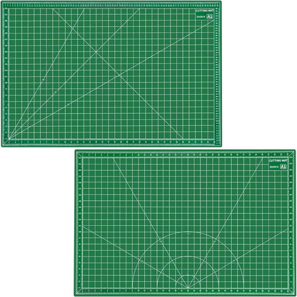 Self Healing Cutting Mat, 23" x 35", Double-Sided Rotary Cutting Mat for Sewing, Quilting, Scrapbooking, Fabric & Craft Cutting Board, (A1), Green