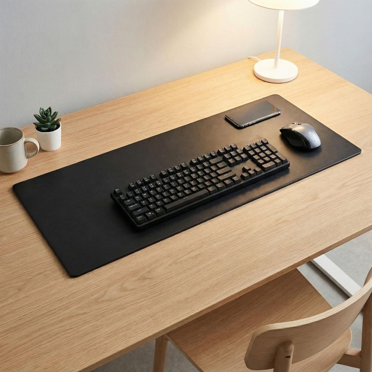 Dacasso Leather Desk Pad Without Side Rails