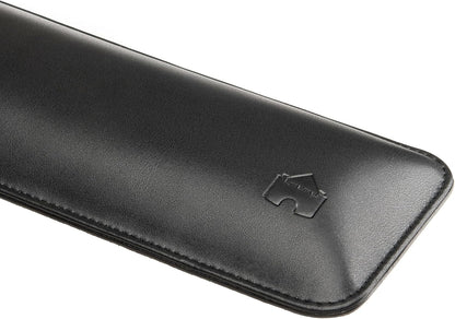 Bailey Compact by Castle - Wrist Rest for Keyboards with Around 61 Keys - Leather Ergonomic Computer Extra Firm Keyboard Wrist Support for Typists, Gaming, Heavy Office Use (Stone, Compact Size)