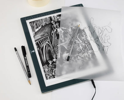 Ultra-Thin A4 LED Light Pad for Tracing & Drawing – Dimmable Brightness with Memory Function – Ideal for Artists, Designers & Crafters
