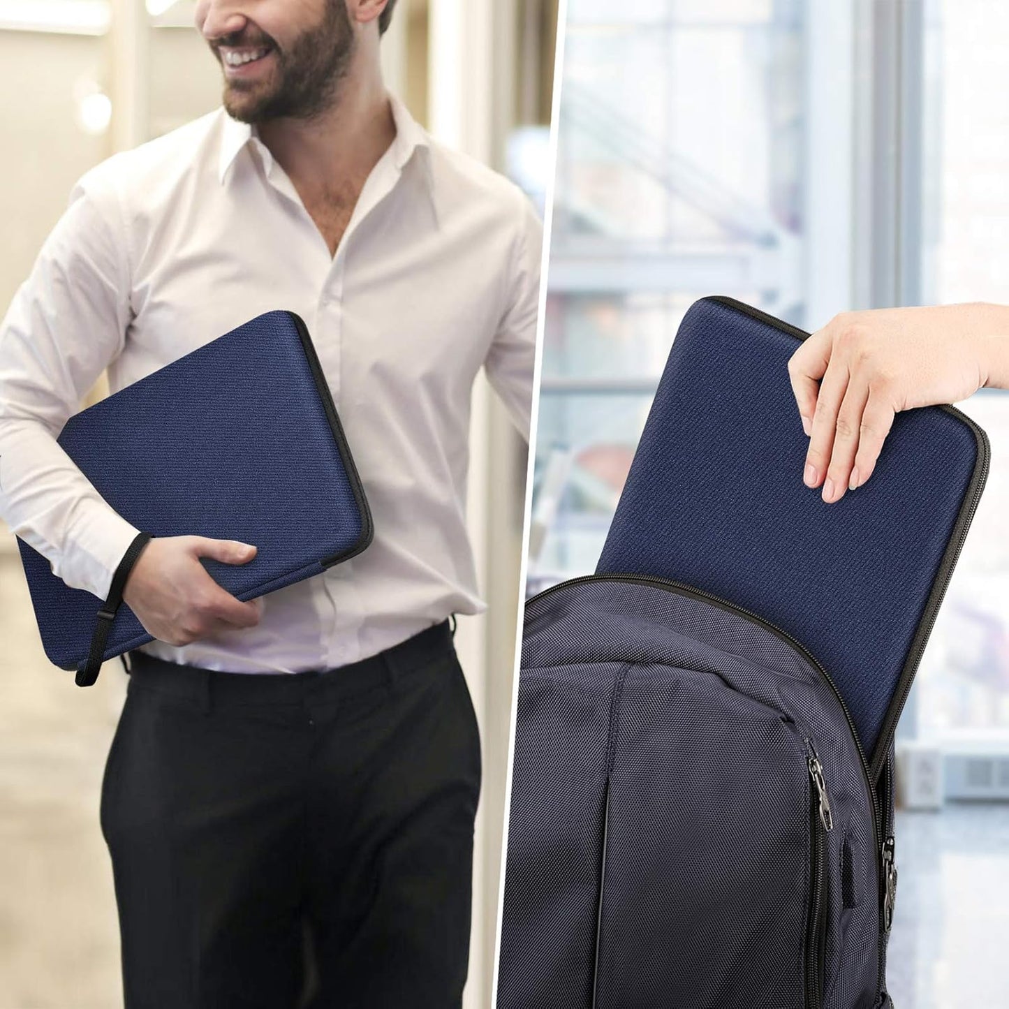 FINPAC Hard Laptop Sleeve Case for MacBook Neo A18 Pro,13 inch MacBook Air 2026 M5/M4/M3/M2/M1,14 inch MacBook Pro 2026 M5/M4/M3/M2 Pro/Max,Waterproof Case for Dell,Surface Laptop,HP,Acer,Black | Hard