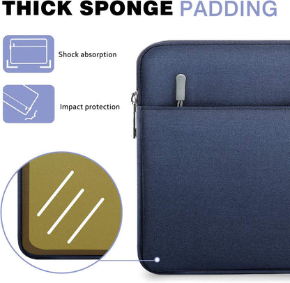 MoKo 9-11 Inch Tablet Sleeve Bag Carrying Case Fits iPad Pro 11 M5/Air M3, iPad A16 2025, i-Pad 10th 10.9, i-Pad 9/8/7th Gen 10.2, iPadAir 5/4th 10.9, Tab S8 11"/Tab A 10.1,Cloudy Pink