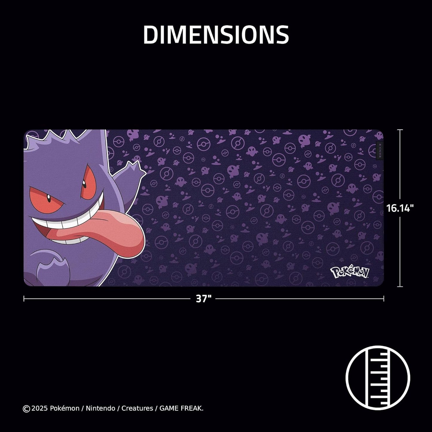 Razer Gigantus V2 Cloth Gaming Mouse Pad (XXL): Thick, High-Density Foam - Non-Slip Base - Classic Black