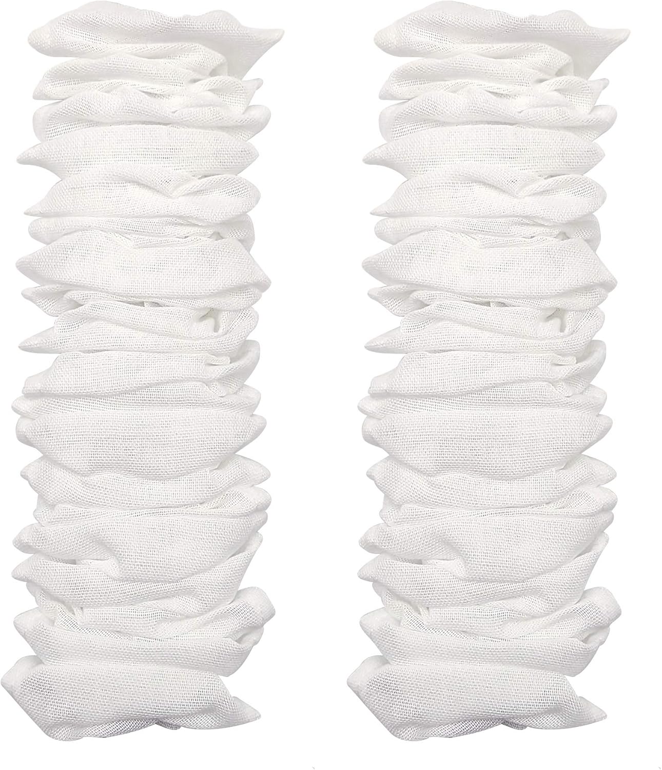 ECUDIS 2 Packs Chandelier Chain Cover Cord Cover 6 Feet, Great for Lamps, Light Fixtures, and Desks, Cable Management, White