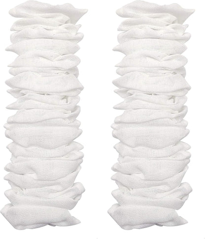 ECUDIS 2 Packs Chandelier Chain Cover Cord Cover 6 Feet, Great for Lamps, Light Fixtures, and Desks, Cable Management, White