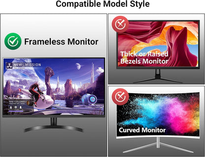 [2 Pack] 27 Inch Computer Privacy Screen , 16:9 Aspect Ratio Monitor Privacy Filter with Anti-Glare, Anti-Blue Light & Anti-Spy Protection, Removable Anti-Scratch Screen Protector for 27-Inch Widescreen Monitors