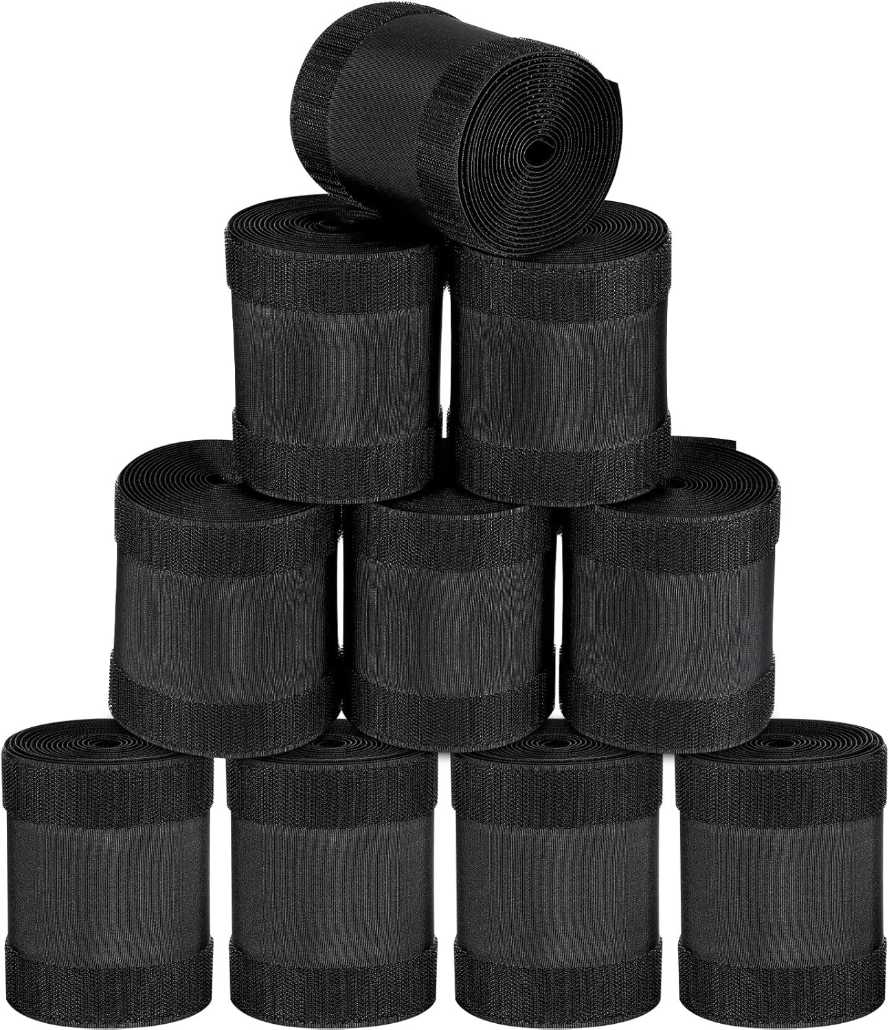 WILLBOND Carpet Cord Cover Cable Protector Floor Cover Cable Protector Management Only for Commercial Office Carpet(19.69 ft,Black)