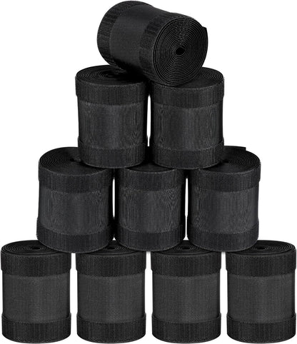 WILLBOND Carpet Cord Cover Cable Protector Floor Cover Cable Protector Management Only for Commercial Office Carpet(19.69 ft,Black)