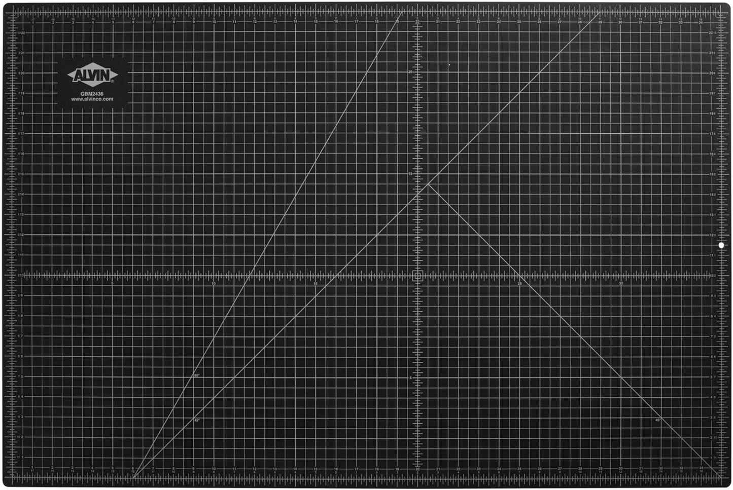 ALVIN GBM Self-Healing Cutting Mat 48 x 96 inch | Double-Sided Green/Black | 5-Layer Gridded Surface for Arts, Crafts and Sewing - Model GBM4896