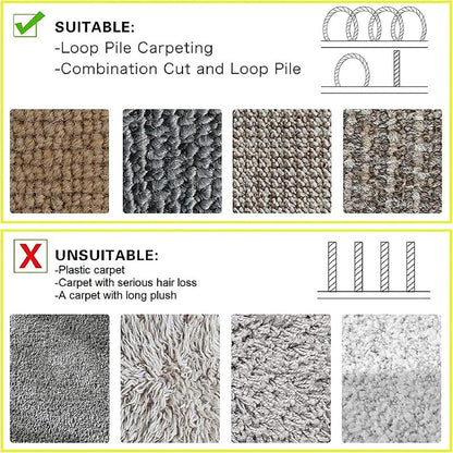 WILLBOND Carpet Cord Cover Cable Protector Floor Cover Cable Protector Management Only for Commercial Office Carpet(19.69 ft,Black)