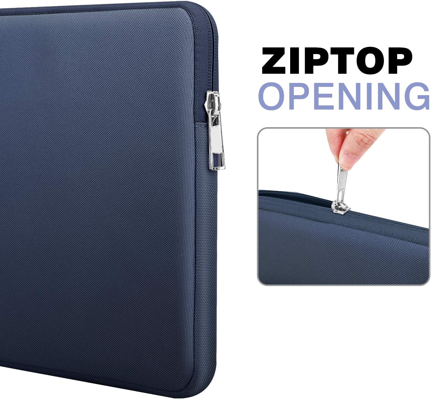 MoKo 9-11 Inch Tablet Sleeve Bag Carrying Case Fits iPad Pro 11 M5/Air M3, iPad A16 2025, i-Pad 10th 10.9, i-Pad 9/8/7th Gen 10.2, iPadAir 5/4th 10.9, Tab S8 11"/Tab A 10.1,Cloudy Pink