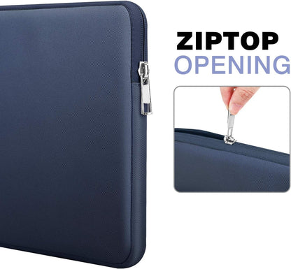 MoKo 9-11 Inch Tablet Sleeve Bag Carrying Case Fits iPad Pro 11 M5/Air M3, iPad A16 2025, i-Pad 10th 10.9, i-Pad 9/8/7th Gen 10.2, iPadAir 5/4th 10.9, Tab S8 11"/Tab A 10.1,Cloudy Pink