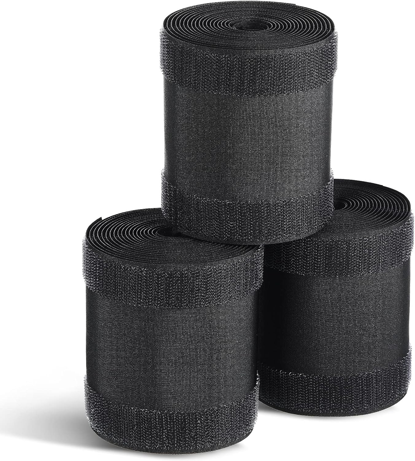 WILLBOND Carpet Cord Cover Cable Protector Floor Cover Cable Protector Management Only for Commercial Office Carpet(19.69 ft,Black)