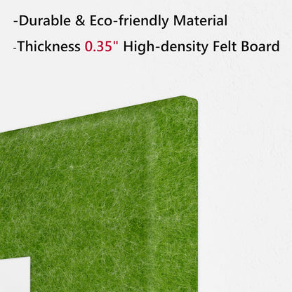 Neatsure Large Cork Board for Wall, Black Felt Bulletin Board with Pushpins, 36" x 24" 6 Panels Wall Tiles, Tack Push Pin Boards for Office