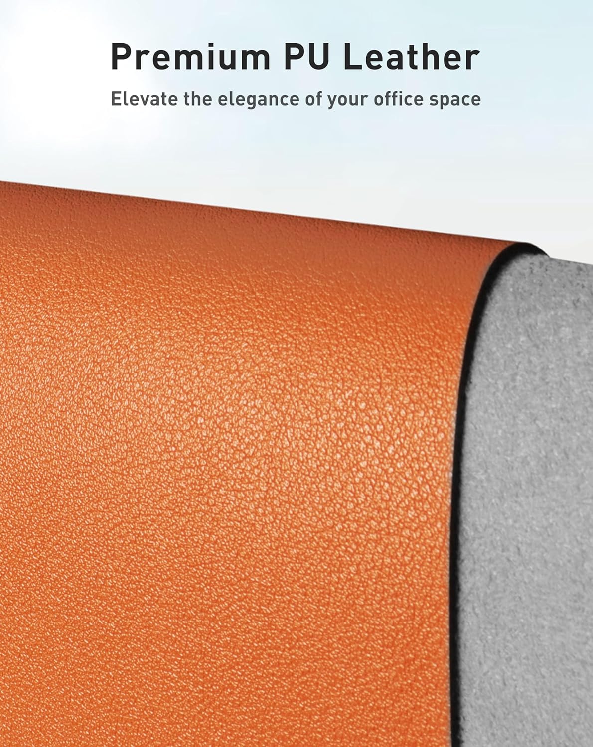 Aothia Non-Slip PU Leather Waterproof Laptop Desk Pad Protector, Blotter Mat, Writing and Mouse Pad for Office & Home, Beige, 23.6" x 13.7" - Colors A