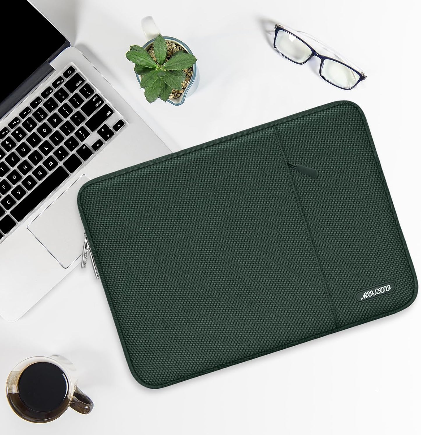 MOSISO Laptop Case 15 inch, 15 inch Laptop Sleeve Compatible with MacBook Air M5 A3448 M4 A3241 M3 A3114 M2 A2941 2026-2023, Dell XPS, Polyester Vertical Computer Sleeve Bag with Pocket, Black - Colors A