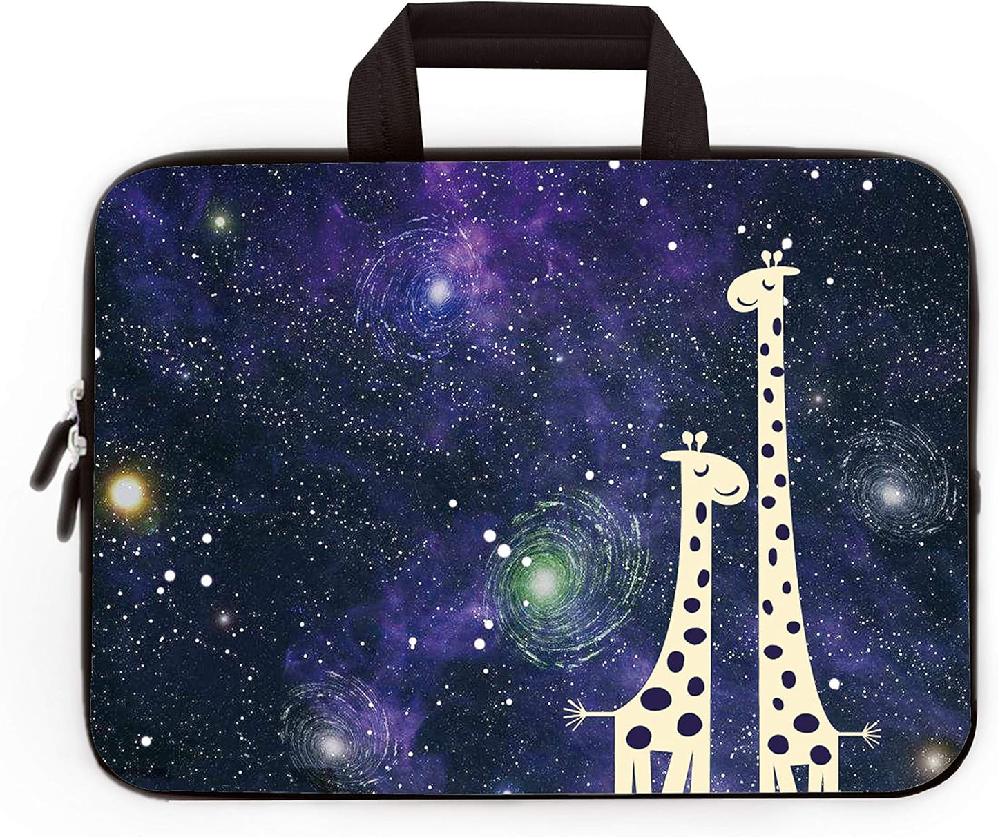 Universal 7~9 inch Kids Tablet Portable Neoprene Zipper Carrying Sleeve Case Bag Fits 7" 8" 8.5" 8.9" 9" iPad Mini 5 4 3 2 1, Galaxy Tab A 8.0 (Rocket)