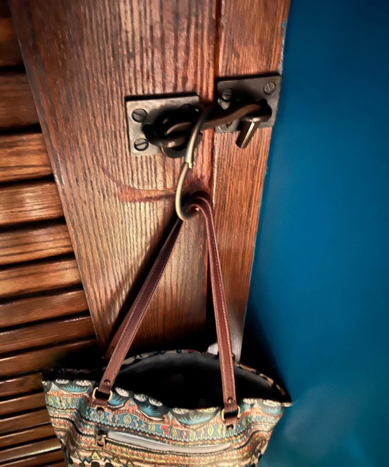 Clipa Bag Hanger - The Ring that Opens Into a Hook, Closes Automatically | Hangs Almost Anywhere in Just 1/2" of Space | Holds 33 lbs | 9 Styles | 3 yr Warranty