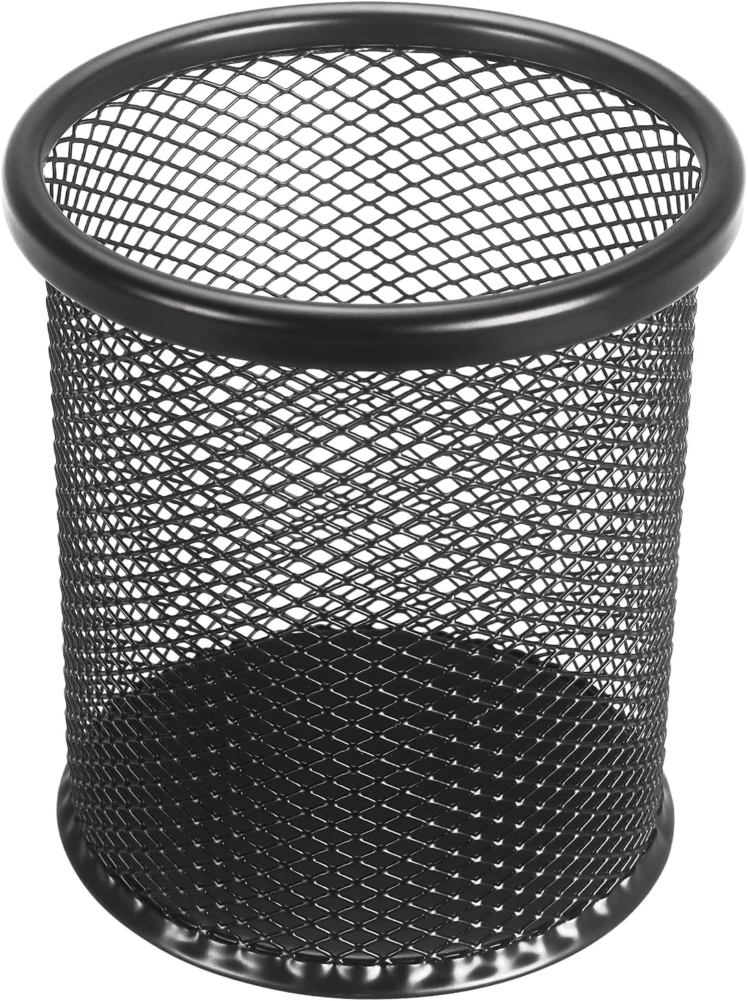 Tamaki Pen Holder Cup for Desk, Desk Organizer Wire Mesh Pencil Cup Holder for Desk Office Pen Organizer (Purple)