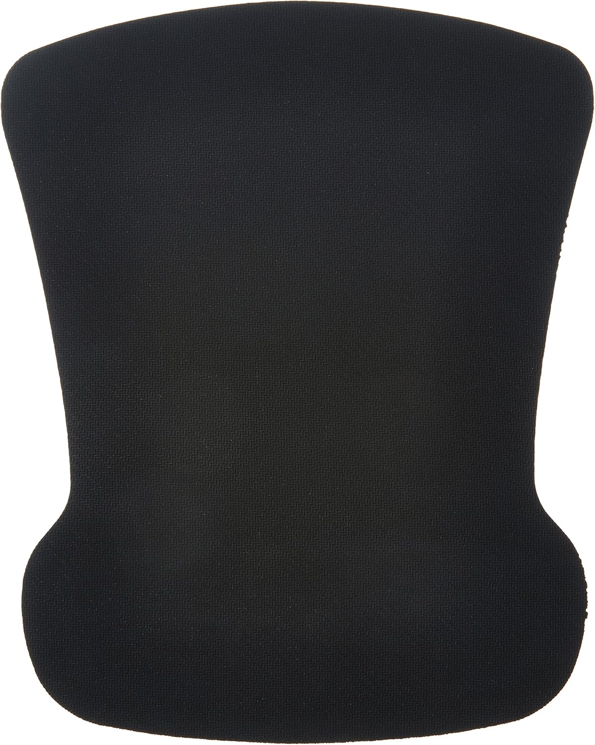 Amazon Basics Irregular Ergonomic Gel Computer Mouse Pad with Wrist Support, Non-Slip, 10.1L x 8.1W inches, Black
