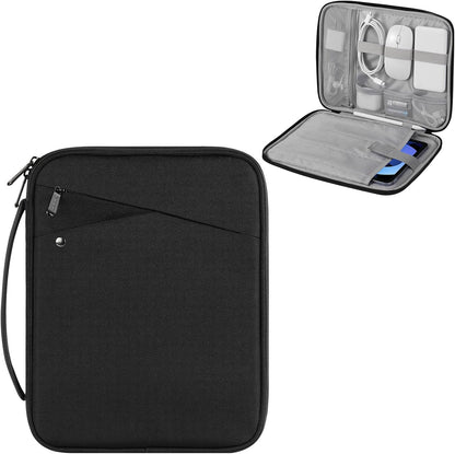 MoKo 9-11 Inch Tablet Sleeve Carrying Case with Handle, Padded Protective Travel Bag for New 11-inch iPad Air 4 2026/Pro M5/ A16, iPad 10th/Air 5/4th 10.9, i-Pad 9/8th 10.2,Tab S9/S8 11, Black