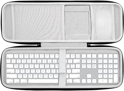 RAIACE Hard Storage Case Compatible with Apple Magic Keyboard + Magic Mouse. (Case Only) - Black