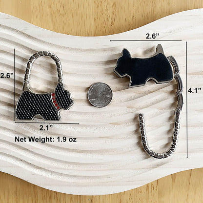 KSMD Purse Hooks for Table & Bars, Portable Handbag Holder - Foldable Table Hook Hanger