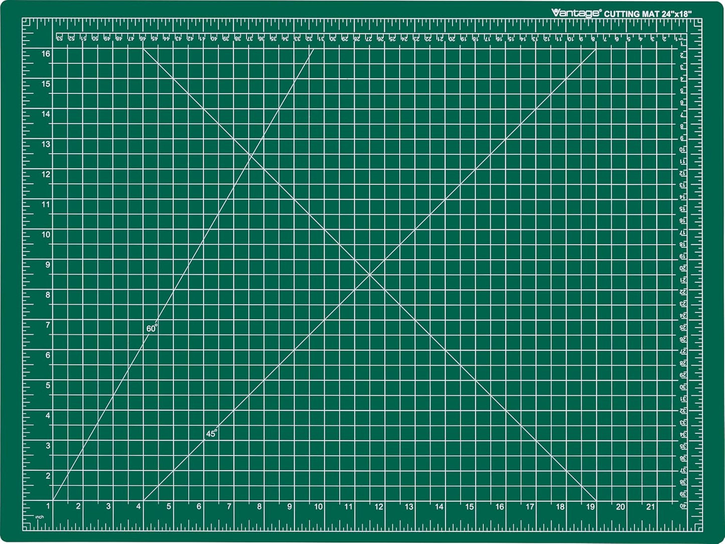 Dahle Vantage 10670 Premium Self-Healing Cutting Mat, 9"x12", 1/2" Grid, 5 Layers for Max Healing, Perfect for Crafts & Sewing, Black