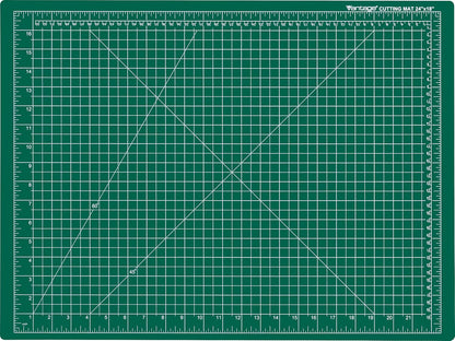 Dahle Vantage 10670 Premium Self-Healing Cutting Mat, 9"x12", 1/2" Grid, 5 Layers for Max Healing, Perfect for Crafts & Sewing, Black