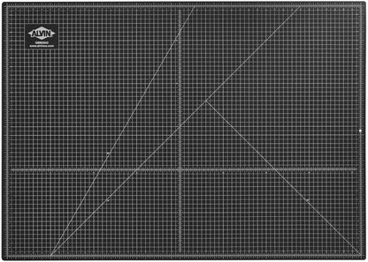 ALVIN GBM Self-Healing Cutting Mat 48 x 96 inch | Double-Sided Green/Black | 5-Layer Gridded Surface for Arts, Crafts and Sewing - Model GBM4896