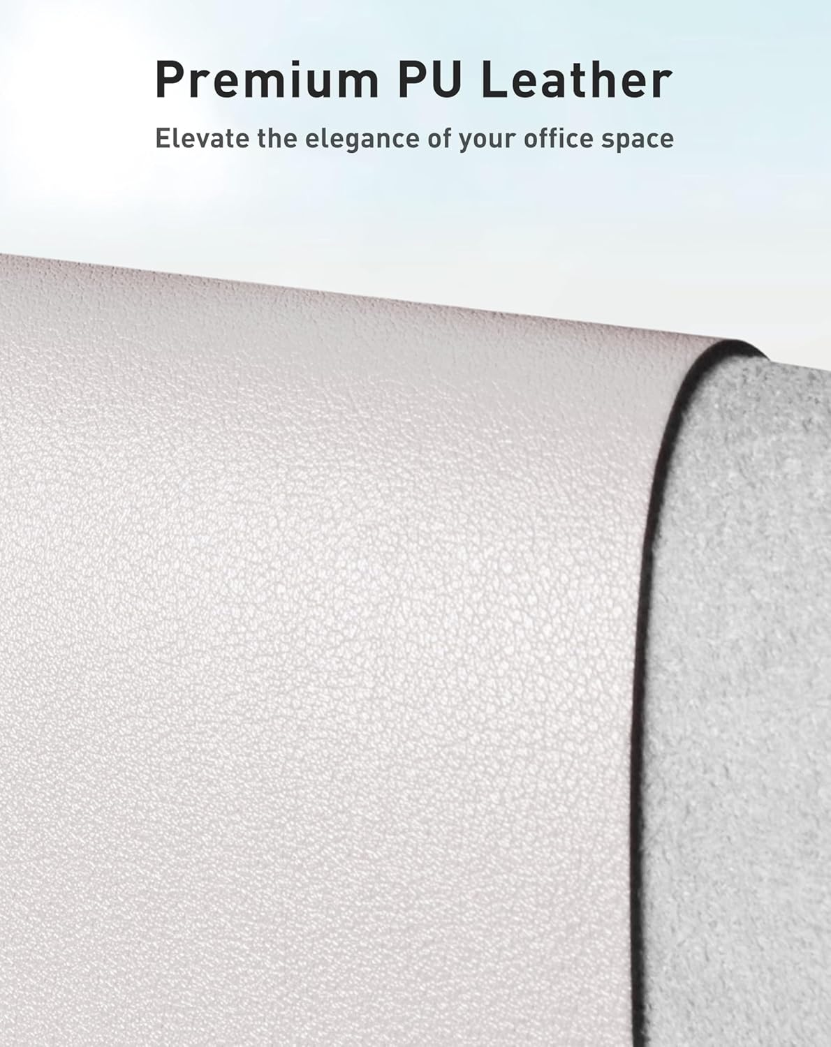 Aothia Leather Desk Pad Protector, Mouse Pad, Office Desk Mat, Non-Slip PU Leather Desk Blotter, Laptop Desk Pad, Waterproof Desk Writing Pad for Office and Home (Brown,23.6" x 13.7") - Colors A