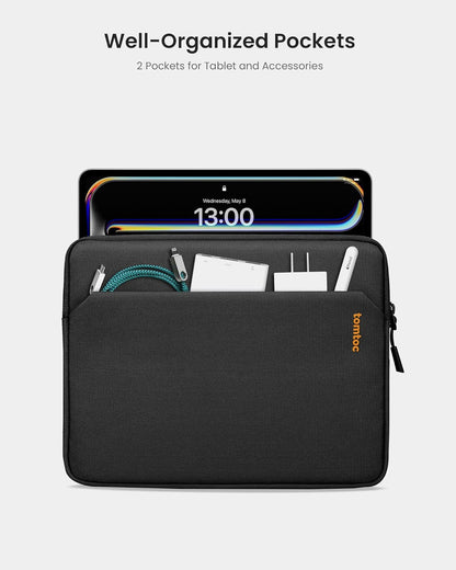 tomtoc 11 Inch Tablet Case Sleeve for 2026 iPad Air M4&M3, 2025 iPad Pro M5/M4, iPad (A16), Galaxy Tab S11/A11+, Fits Magic Keyboard and Smart Keyboard Folio