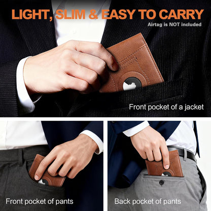 Wallet for Men Slim RFID Blocking Bifold Carbon Fiber,Minimalist Small Compact Front Pocket Credit Card Holder,Thin Mens Leather Wallets Smart Security With 2 ID Windows 1 Cash,Birthday Gifts for Men