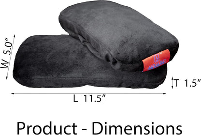 Ergonomic Office Chair Armrest Pads Extra Soft Elbow Support Cushions for Office, Gaming, Desk Chairs, Set of 2 (11" Large Size, Washable Cover)‌