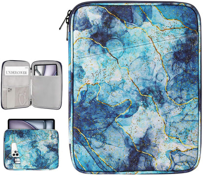 Dadanism 9-11" Tablet Sleeve Bag Carrying Case for iPad (A16) 11th Gen 11", iPad 10th Gen 10.9" Air 5/4, iPad Air M4/Pro 11", iPad 9/8/7th, Galaxy Tab A11+ Plus 11", Remarkable 2 10.3", Black