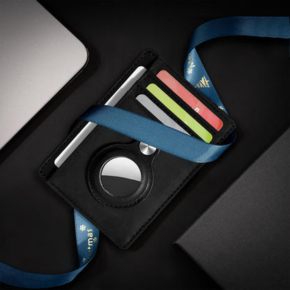 Slim Minimalist Front Pocket Air Tag Wallet, RFID Blocking Card Holder Wallet with Airtag Holder